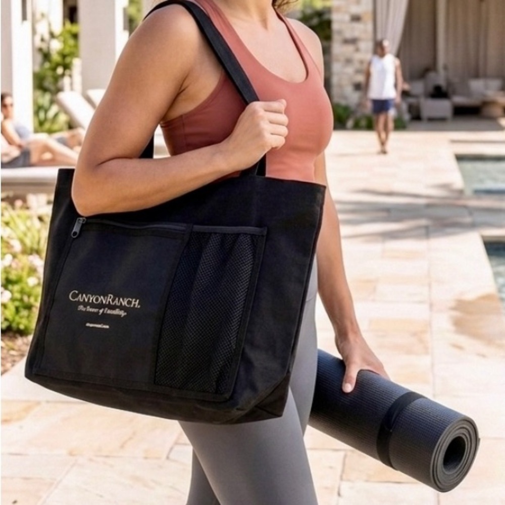 Canyon Ranch Black Tote Bag